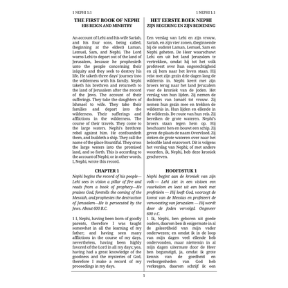 Nederlands Dutch - The Dual Language Book of Mormon